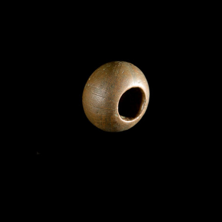Bracelet en laiton argenté - Peul / Fulani - Mali