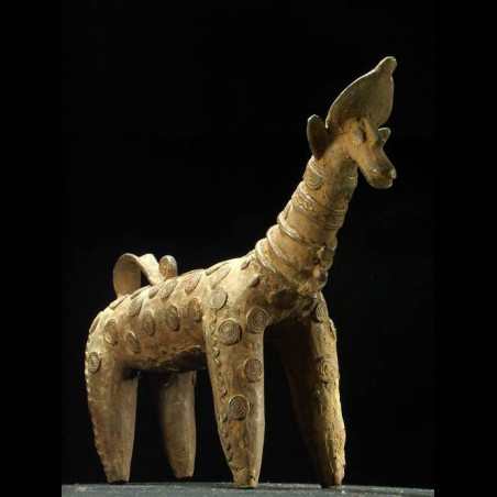 Girafe en bronze - Bobo...