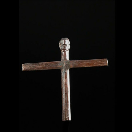 Crucifix en bois - Lobi -...